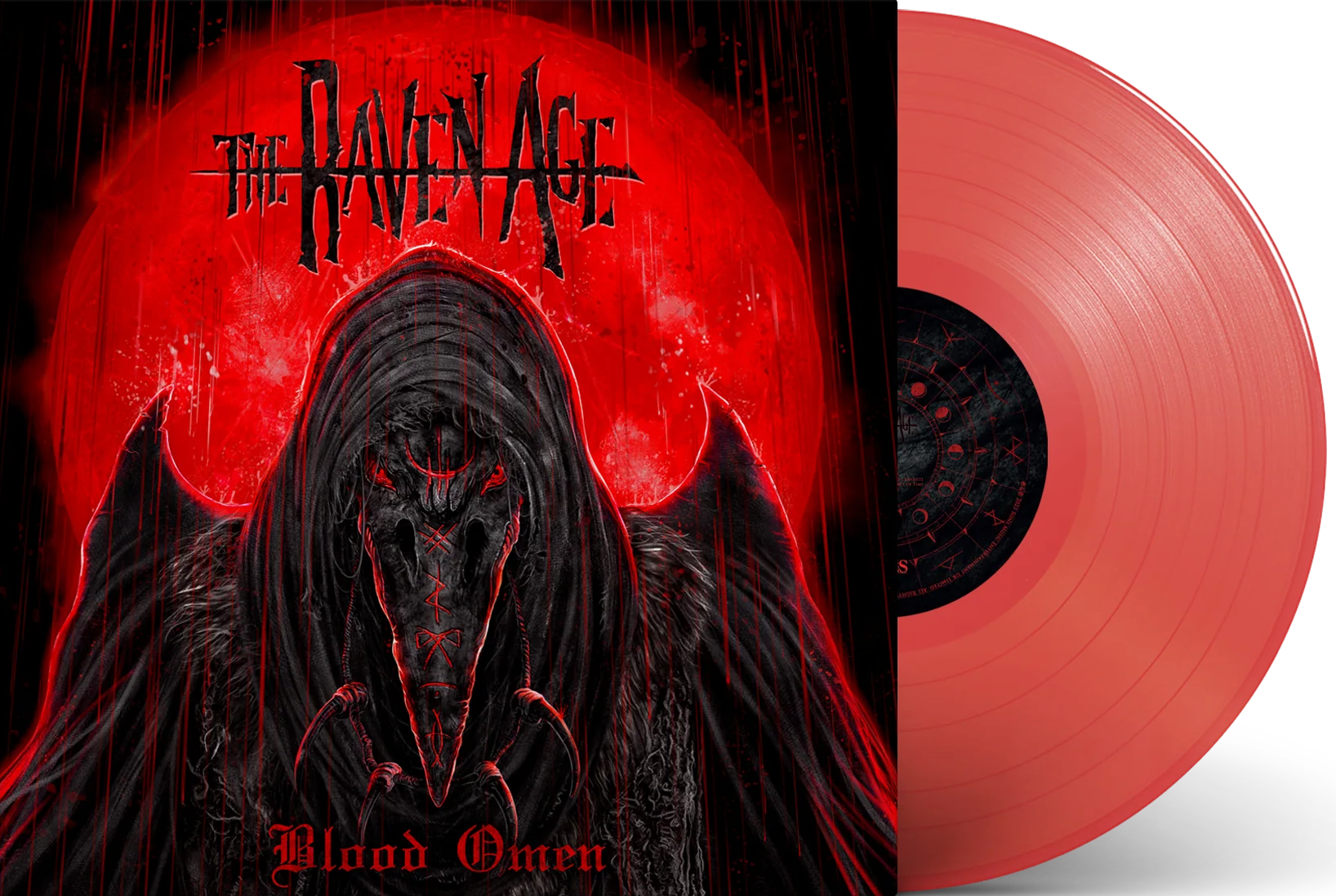 Image of Artwork for The Raven Age's Blood Omen (Transparent Red Vinyl)