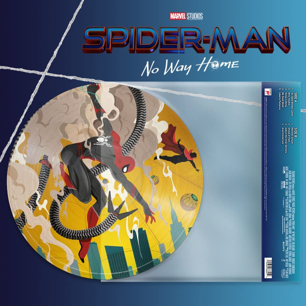 Image of Artwork for Michael Giacchino's Spider-Man: No Way Home (Original Motion Picture Soundtrack) (Picture Disc)