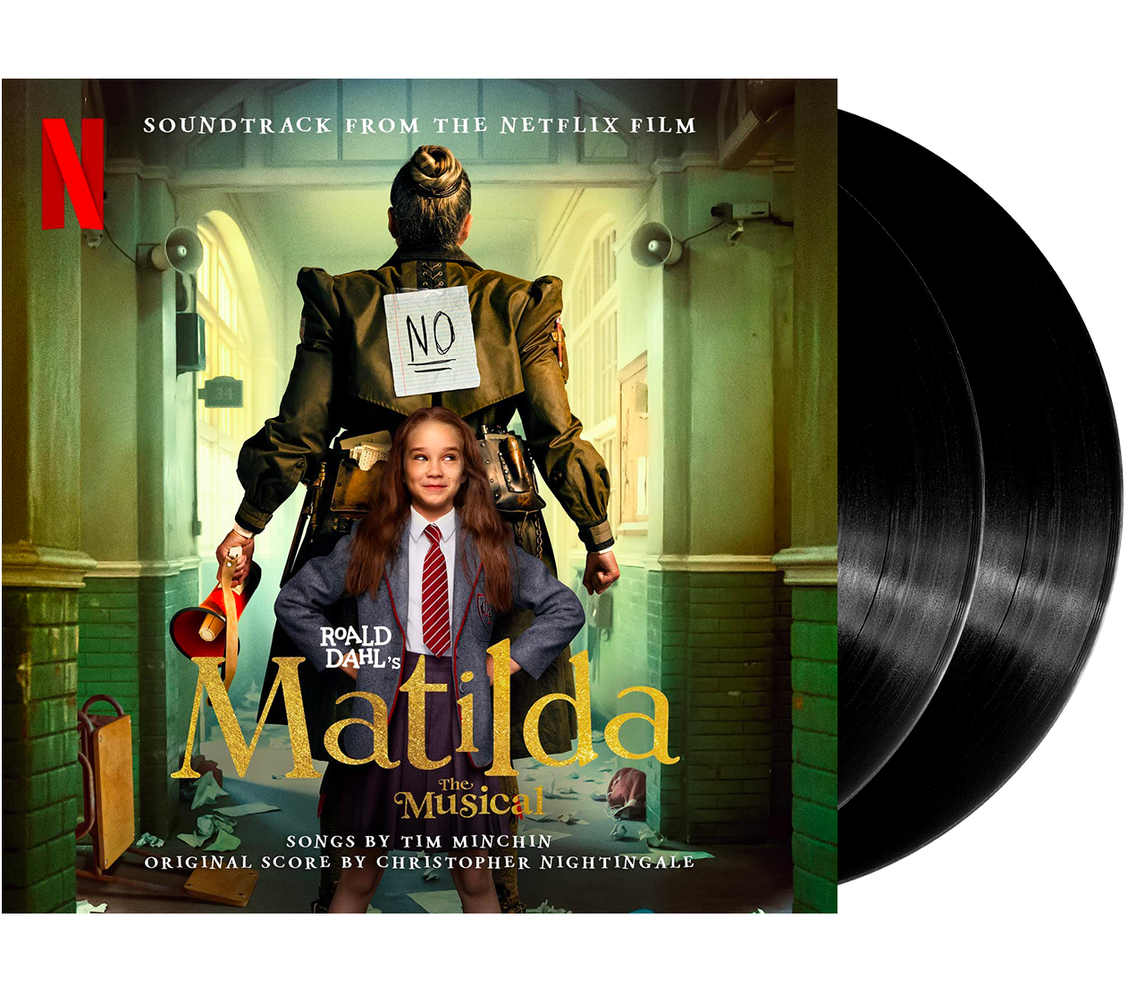 Image of Artwork for Soundtracks's Roald Dahl's Matilda The Musical (Soundtrack from the Netflix Film) (2LP)