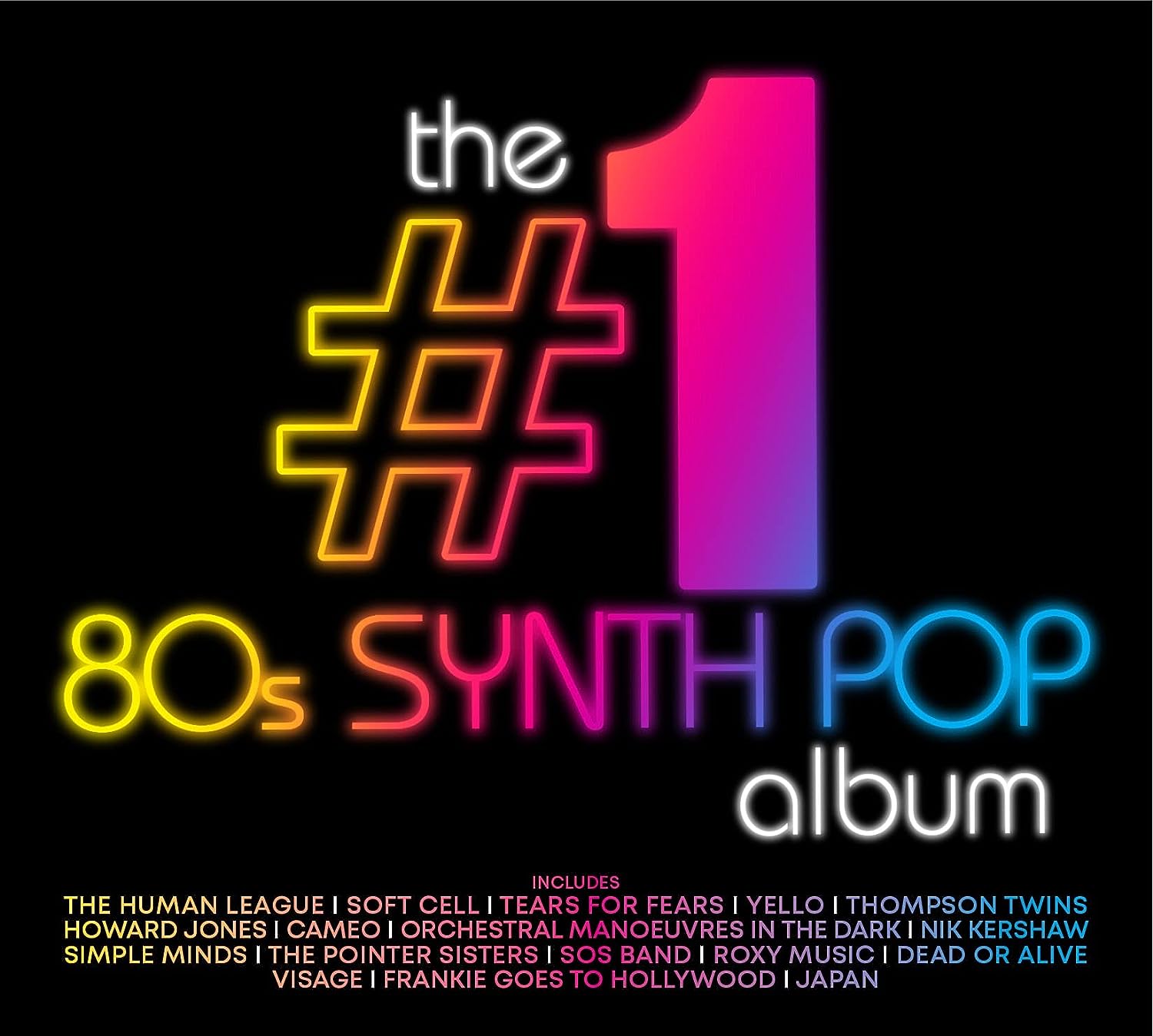 Image of Artwork for Various's The #1 80s Synth Pop Album (3CD)