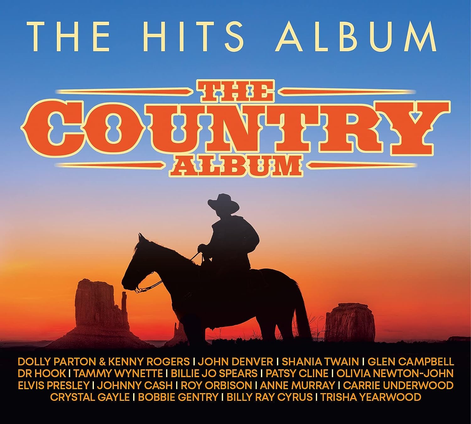 Image of Artwork for Various's The Hits Album: The Country Album (3CD)
