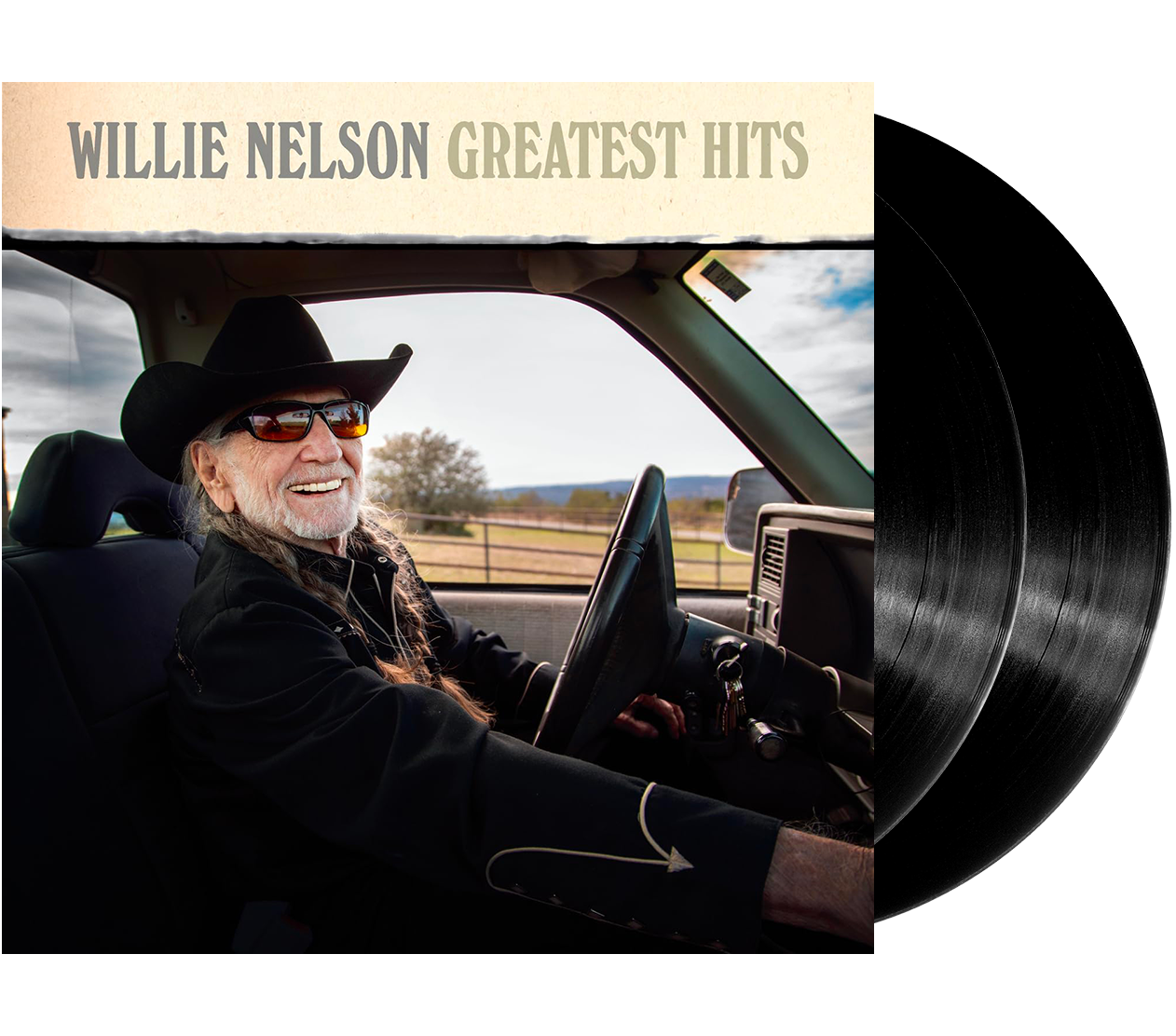 Image of Artwork for Willie Nelson's Greatest Hits (2LP)