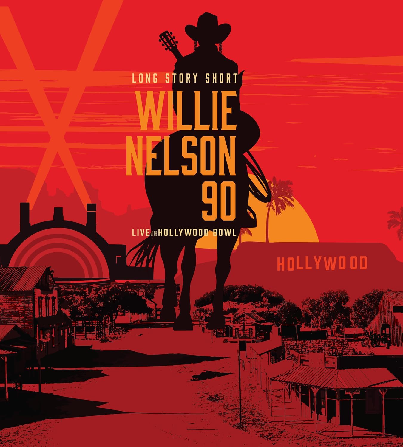 Image of Artwork for Willie Nelson, Various's Long Story Short: Willie Nelson 90: Live At The Hollywood Bowl (3Blu-Ray + 3CD)