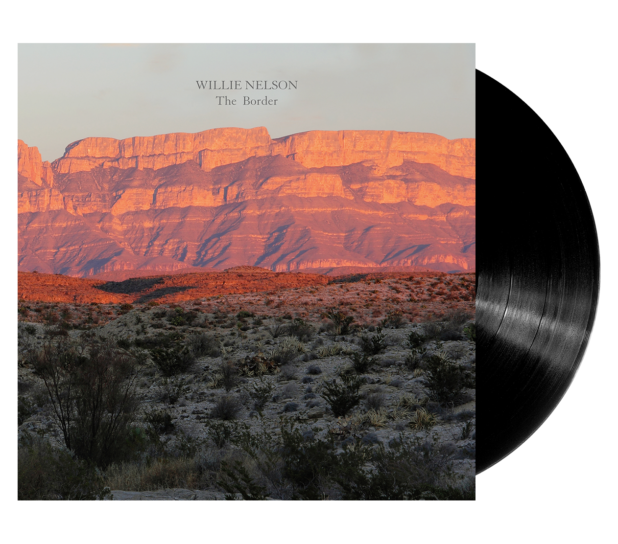 Image of Artwork for Willie Nelson's The Border (LP)