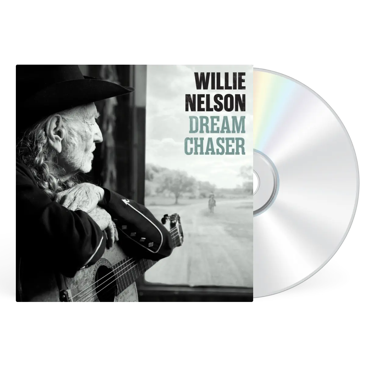 Image of Willie Nelson 'Dream Chaser' CD front view.